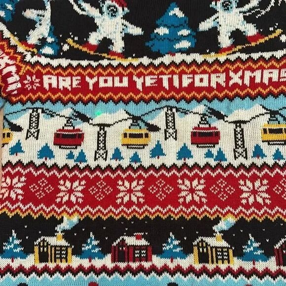 Lefties Christmas Sweater Are you yedi for Xmas? Lights up Size EU L Rare - Picture 3 of 9